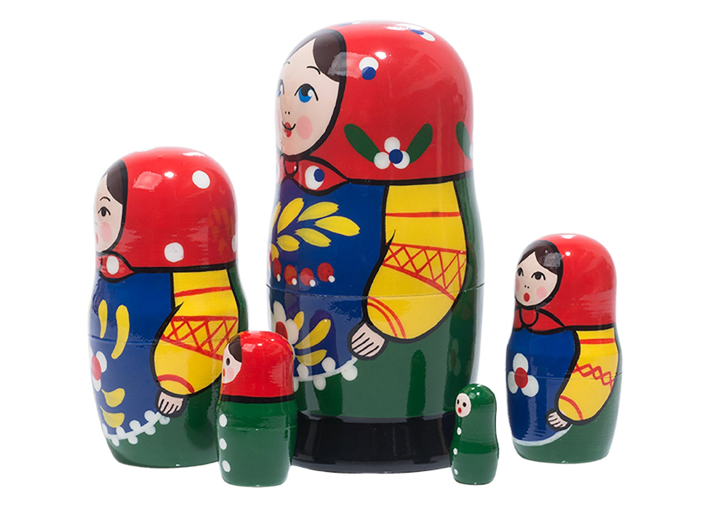 Matryoshka Stacking Dolls Zagorsk 5pc/4”
